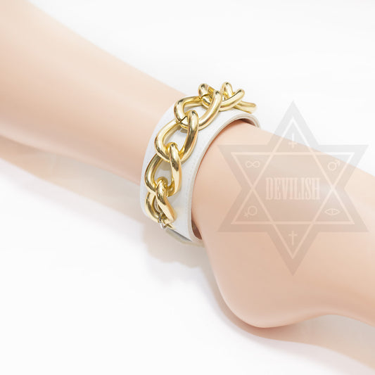 Goldenchain Ankle cuff(White,Black)