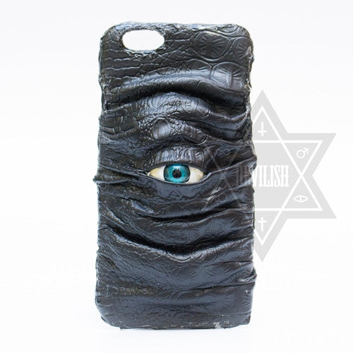 Dark demon eye phone case