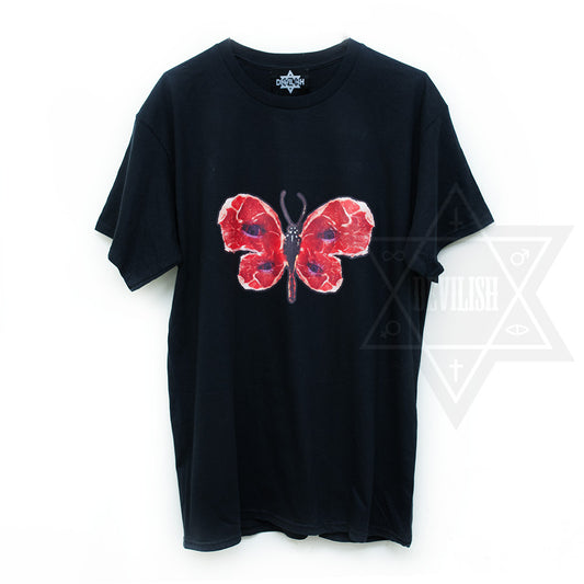 Fleshy butterfly T-shirt