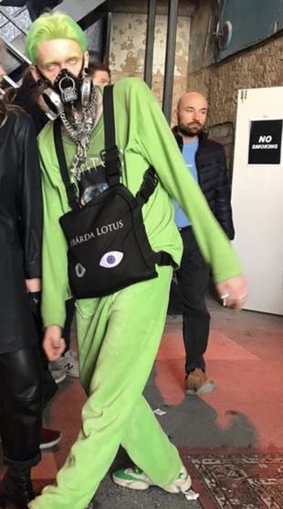Cyber punk gas mask
