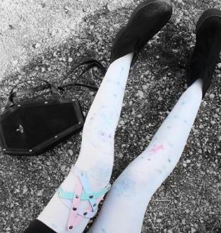 Pentagram garter(Black,Pastel)