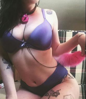 Cosmic kitten choker(Pink,Blue)