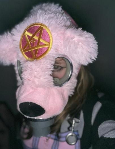 Devilish bear gas mask