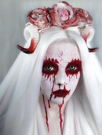 Bloody doll hairband