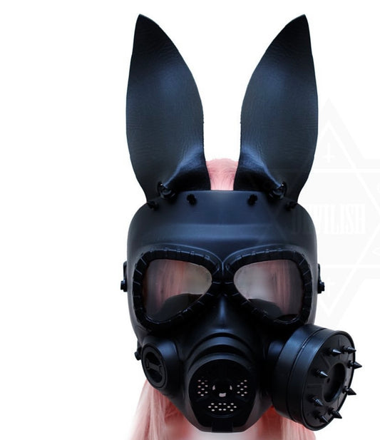 Black rabbit gas mask