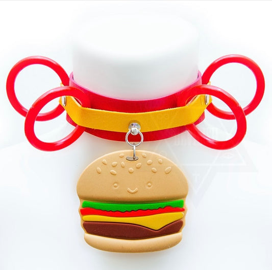 Fast food choker ring set